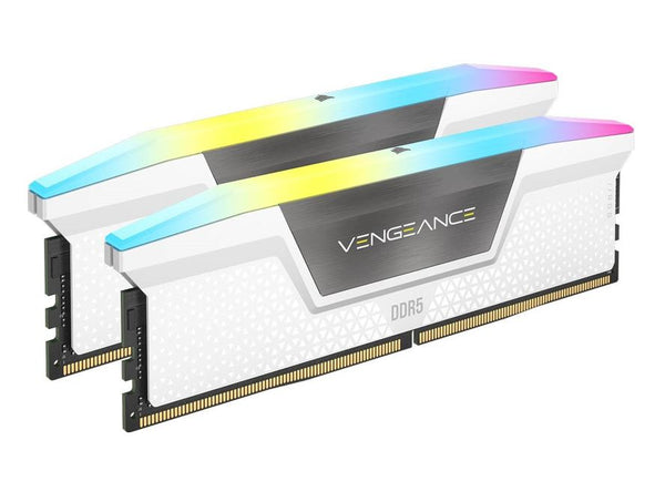 Corsair CMH32GX5M2B5600Z36K Vengeance RGB 32GB (2x16GB) DDR5 UDIMM 5600MHz C36 1.25V Desktop Gaming Memory Black Optimized for AMD Expo Ryzen 7000 Series