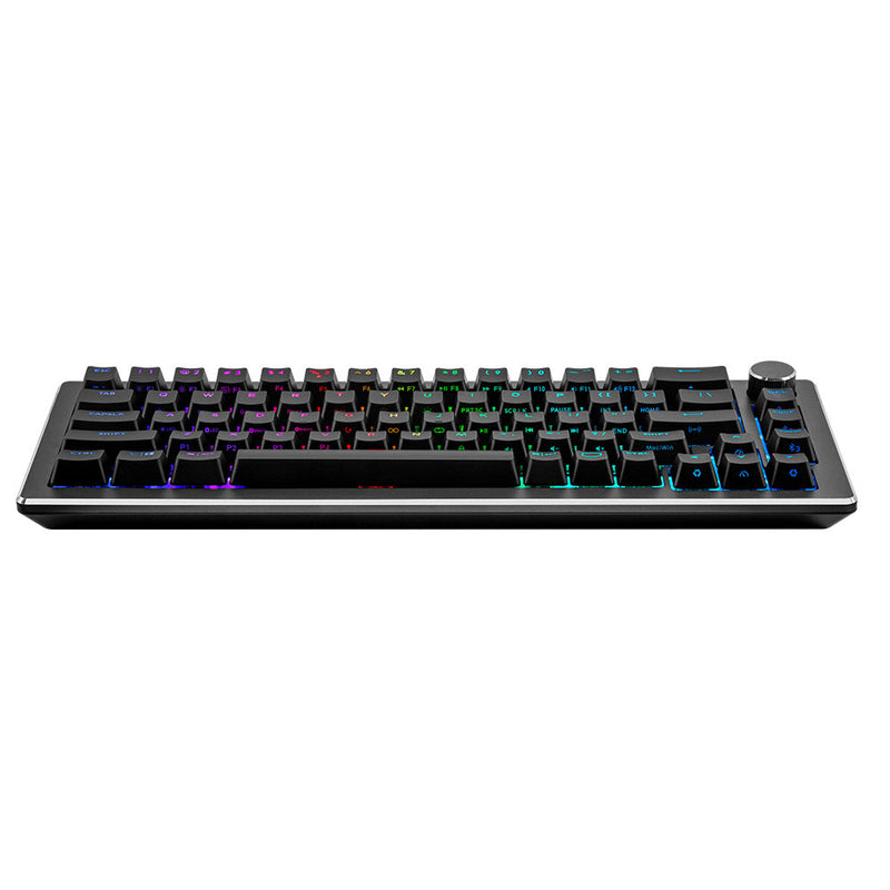 CoolerMaster CK-721-GKTR1-US CK721 60% RGB Wireless Mechanical Gaming Keyboard. Space Gray, TTC Red Switch