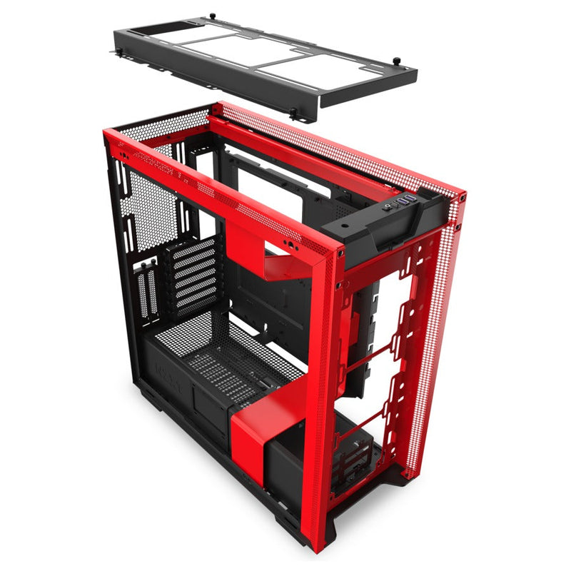 NZXT H710i mid ATX Tower Black,Red Case