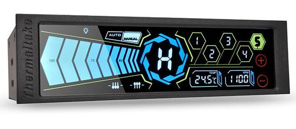 Thermaltake AC-010-B51NAN-A1 fan speed controller 5 channels Black 14 cm (5.5")