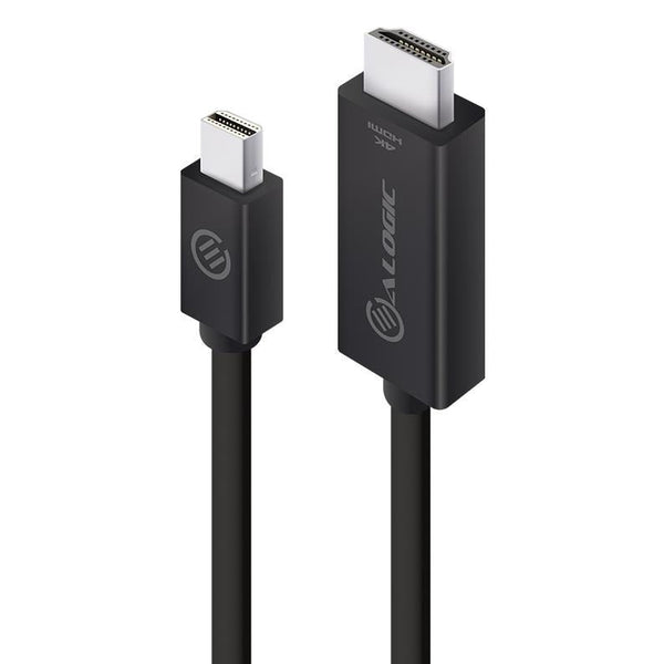 ALOGIC Elements ACTIVE 2m Mini DisplayPort to HDMI Cable with 4K@60Hz Support - Male to Male