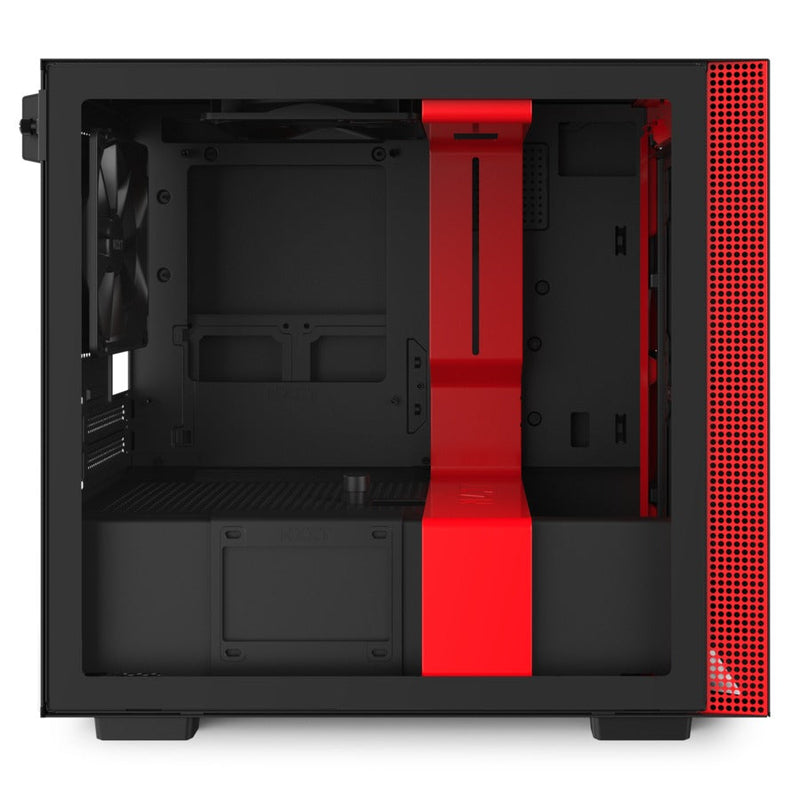 NZXT H210i Matte Black Red Mini-Tower Black,Red Case