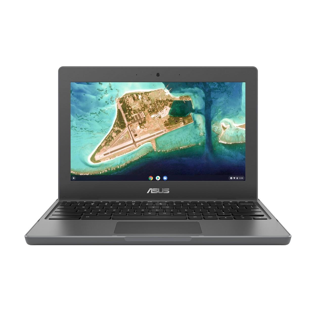 ASUS Chromebook 11.6" HD, N4500, 4, 32, Rugged, ZTE, Dark grey, 2xUSB-A, 2xUSB-C, ChromeOS, 1Y
