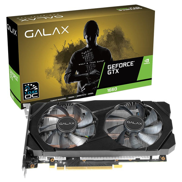 Galax GeForce GTX 1660 1-Click OC 6GB Graphics Card 60SRH7DSY91C