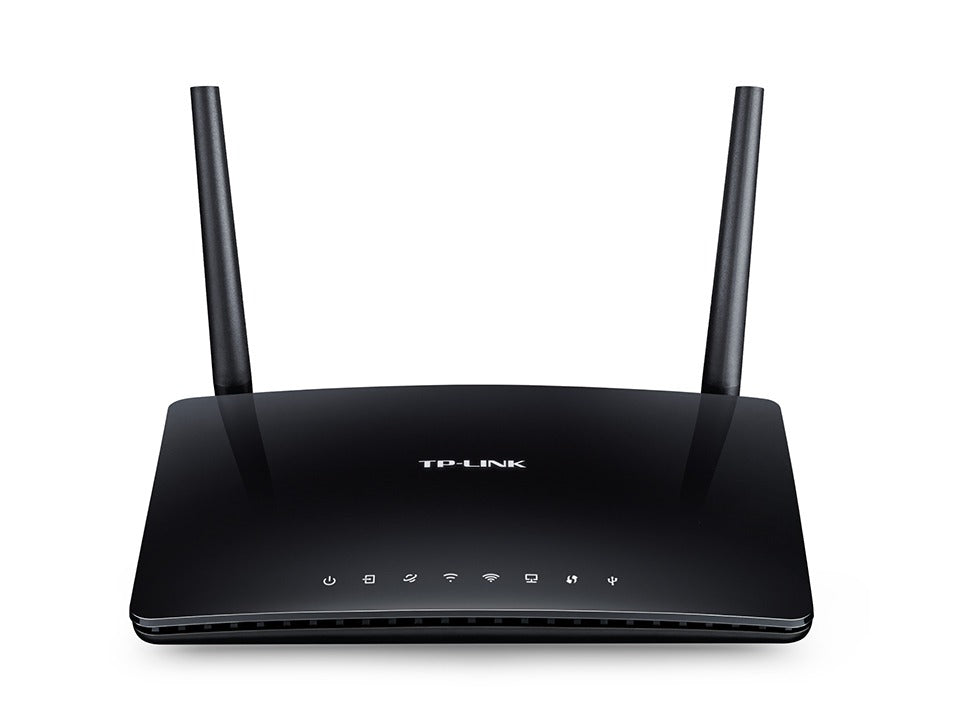 TP-LINK Archer D20 AC750 wireless router Dual-band (2.4 GHz / 5 GHz) Fast Ethernet Black