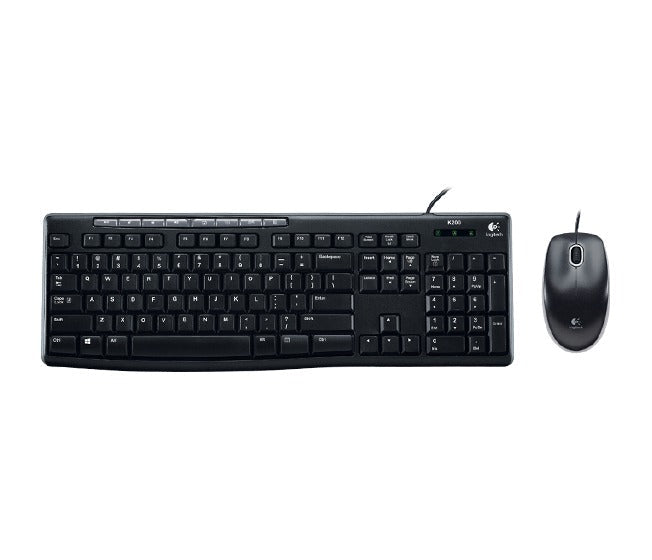 Logitech MK200 keyboard USB Black