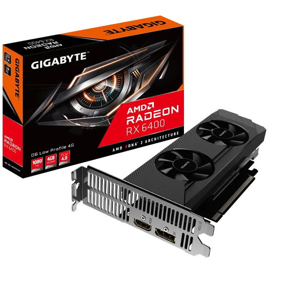 Gigabyte GV-R64D6-4GL Radeon RX 6400 D6 LOW PROFILE 4G Gaming Graphics card