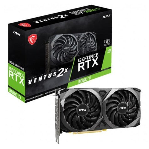 MSI RTX 3060 Ti VENTUS 2X 8G OCV1 LHR Graphics Card