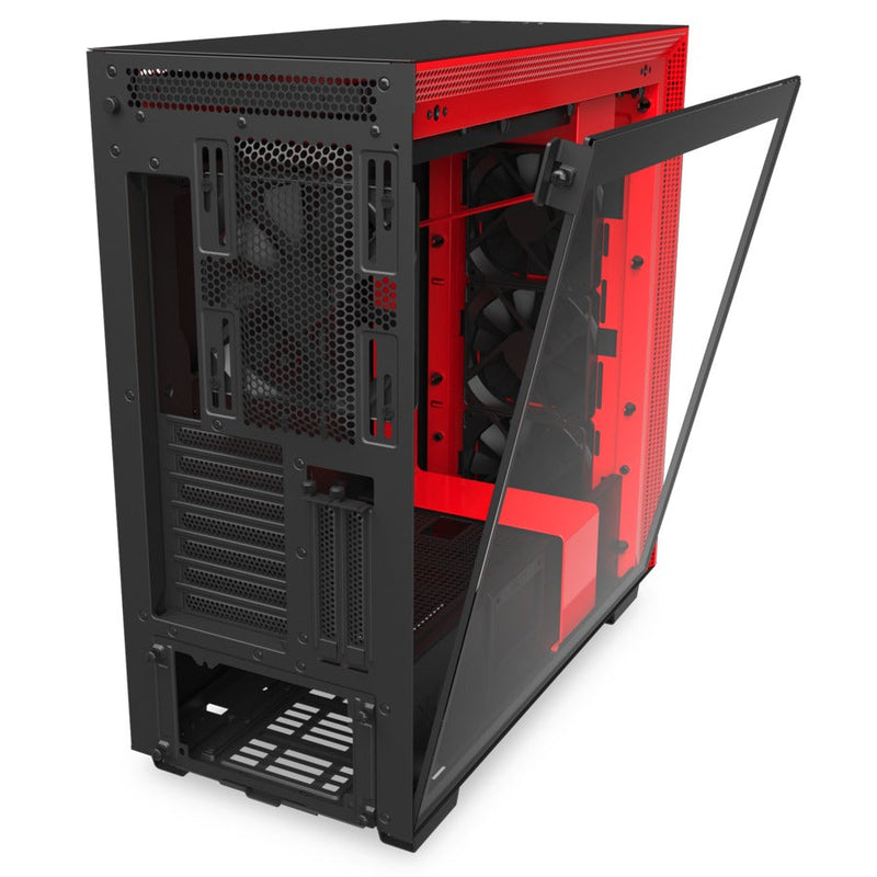 NZXT H710i mid ATX Tower Black,Red Case