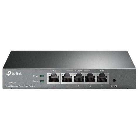 TP-LINK TL-R470T+ wired router Fast Ethernet Blue