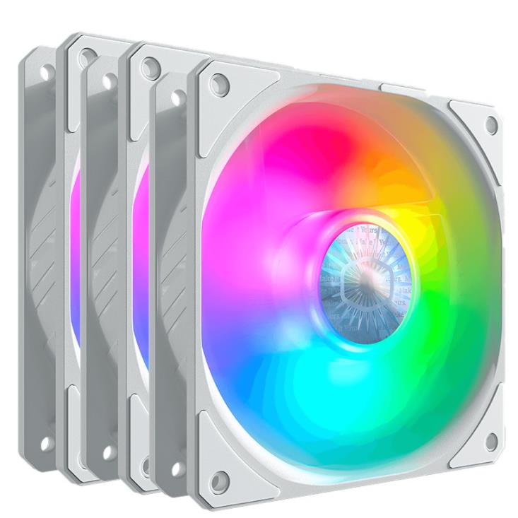 Cooler Master (MFX-B2DW-183PA-R1) SickleFlow 120mm ARGB Case Fan White Edition - 3 Pack