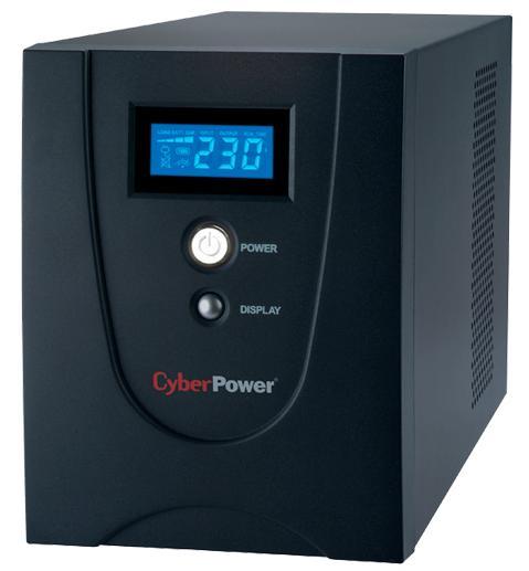 CyberPower Value SOHO LCD 2200VA / 1320W (10A) Line Interactive UPS - (VALUE2200ELCD) - 2 Yrs Adv. Replacement incl. Int. Batteries