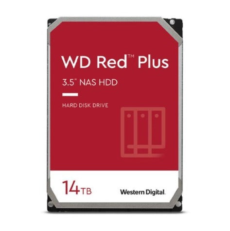 Western Digital (WD140EFGX) Red Plus 14TB 3.5" 7200RPM CMR NAS Hard Drive