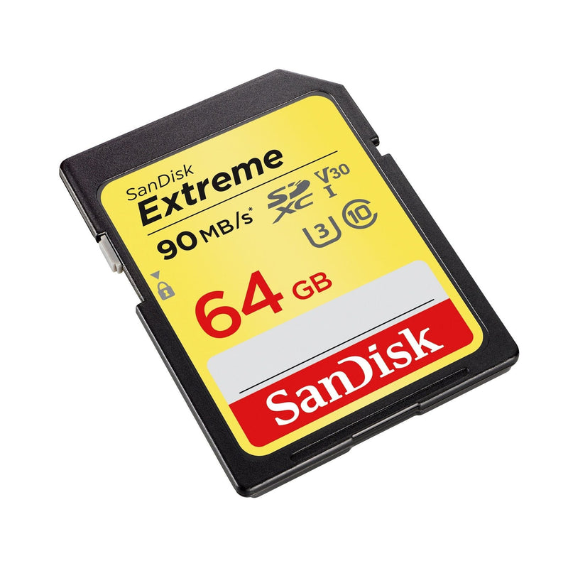 Sandisk Extreme memory card 64 GB SDXC Class 10 UHS-I