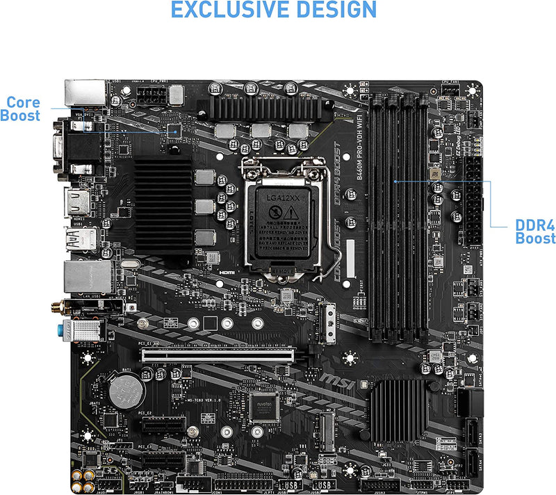 MSI B460M PRO-VDH mATX Motherboard