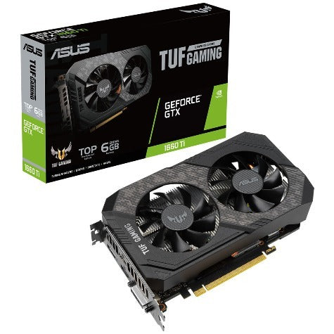 ASUS GeForce GTX 1660 Ti TUF Gaming EVO TOP Edition OC 6GB Graphics Card