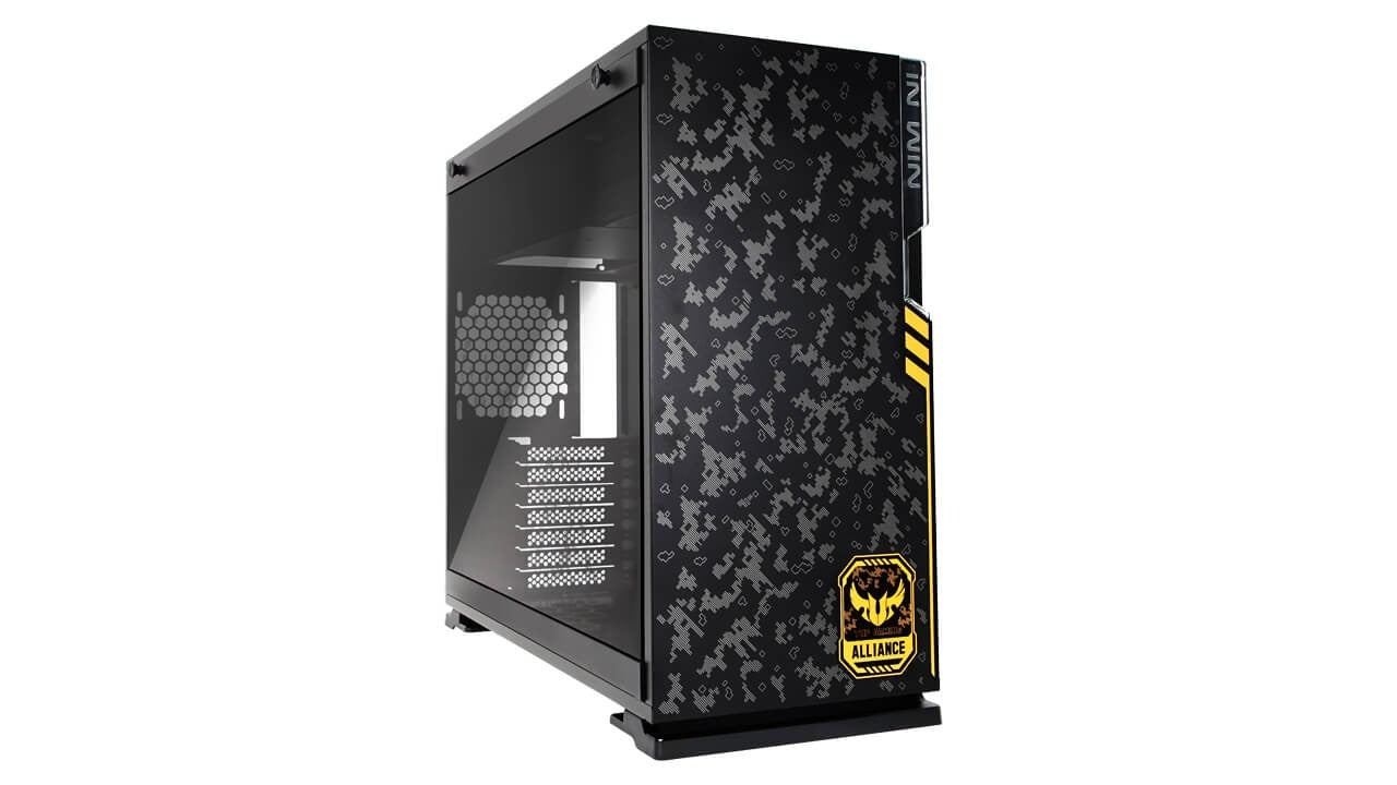 InWin 101TUF BLACK ATX MID TOWER CASE TEMPERED GLASS WINDOW RGB READY USB 3.0 X2 NO POWER SUPPLY