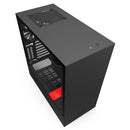 NZXT H510i mid ATX Tower Black,Red Case