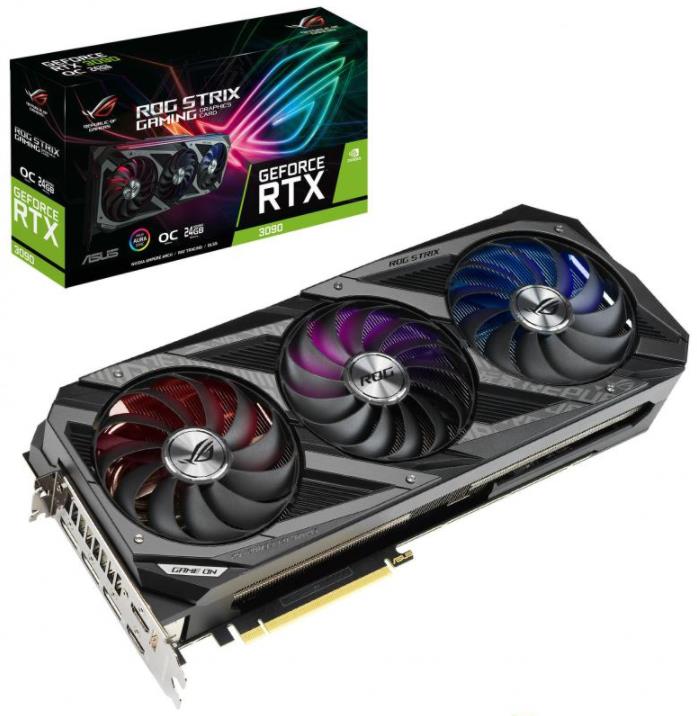 ASUS ROG Strix RTX 3090 OC 24G Gaming Graphics Card