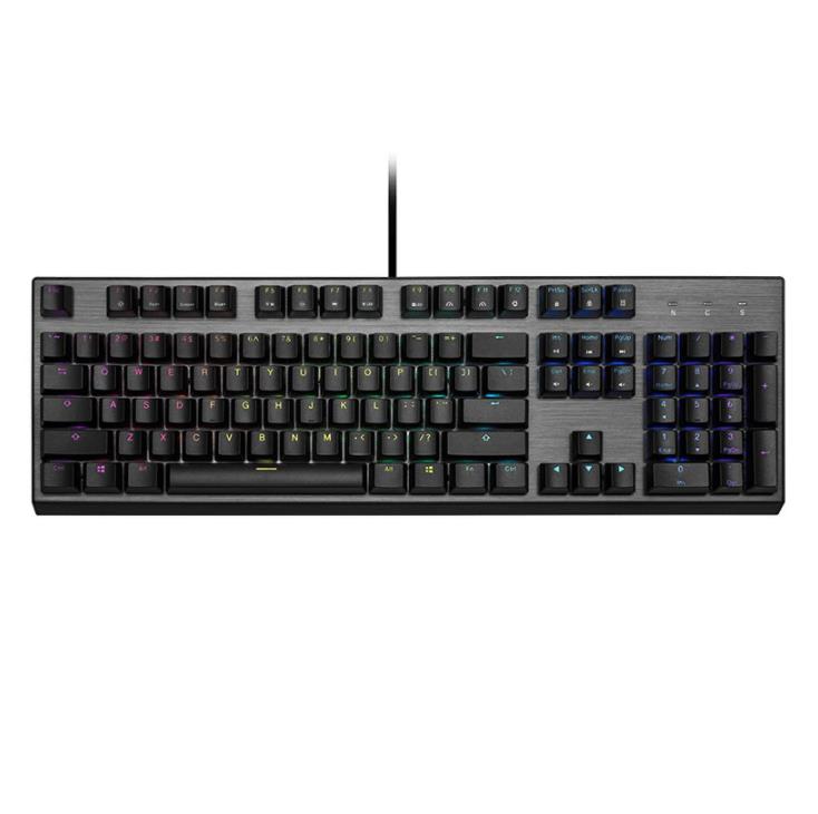 Cooler Master (CK-350-KKOR1-US) CK350 V2 RGB Mechanical Gaming Keyboard Gunmetal Black - Red Switch