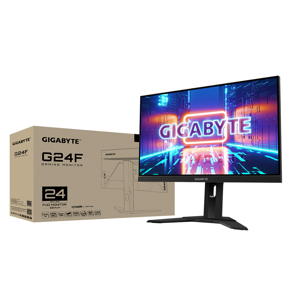 Gigabyte G24F computer monitor 60.5 cm (23.8") 1920 x 1080 pixels Full HD Black