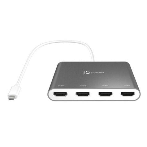j5create USB-C to 4-Port HDMI Multi Monitor Adapter
