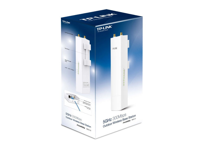 TP-LINK WBS510 WLAN access point 1000 Mbit/s Power over Ethernet (PoE) White