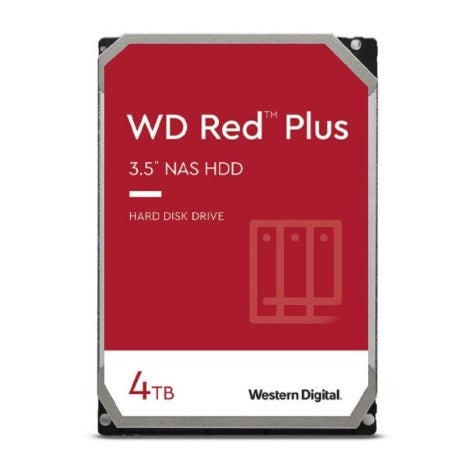 Western Digital (WD40EFZX) Red Plus 4TB 3.5" 5400RPM NAS Hard Drive