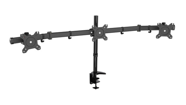 Vision Mounts VM-MP330C - DeskClamp Three LCD Monitor Support up to 27''; Tilt -15-+15°; Rotate 360°; VESA 75-100