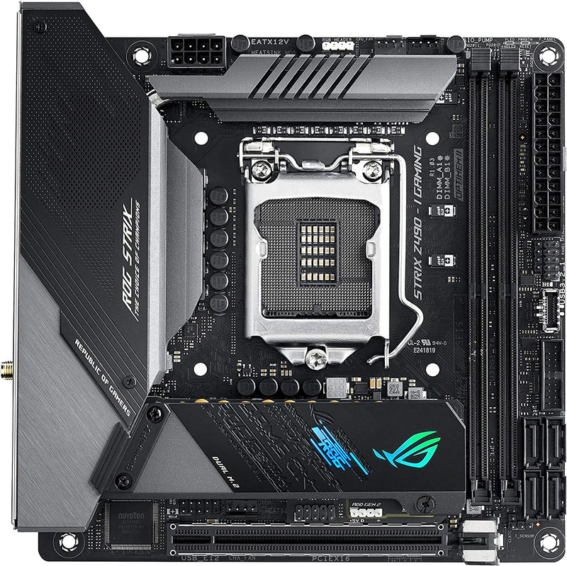 ASUS ROG Strix Z490-I mITX Gaming Motherboard Intel LGA 1200 ROG STRIX Z490-I GAMING