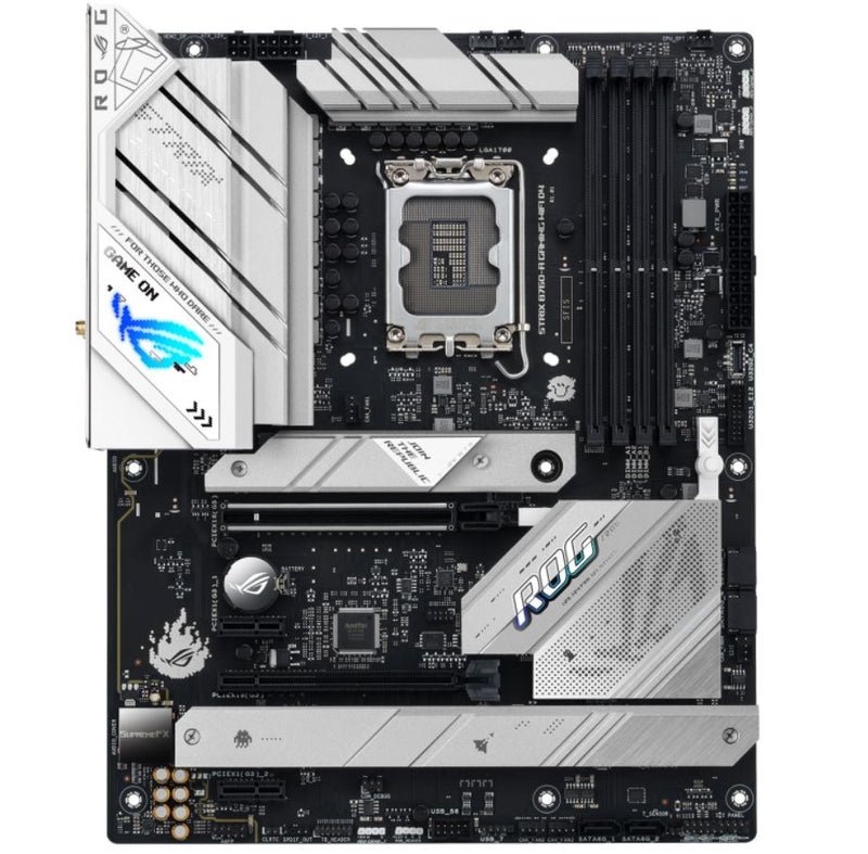ASUS ROG STRIX B760-A GAMING WIFI D4 Intel LGA1700 ATM Motherboard 128GB,4xDDR4,1xPCIe 5.0 x16, 3xM.2,4 xSATA,HDMI, DP.2.5Gb Ethernet