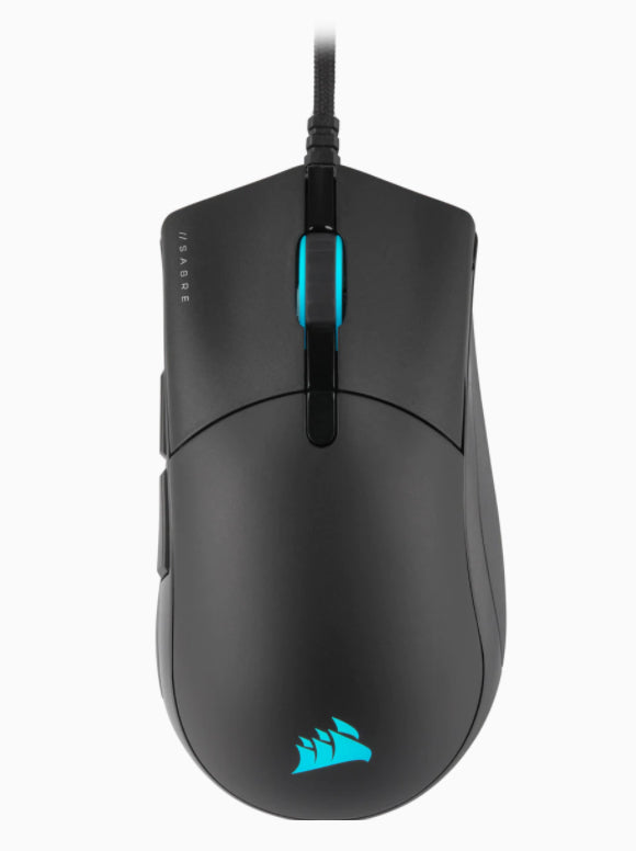 Corsair SABRE RGB PRO mouse Right-hand USB Type-A Optical 18000 DPI