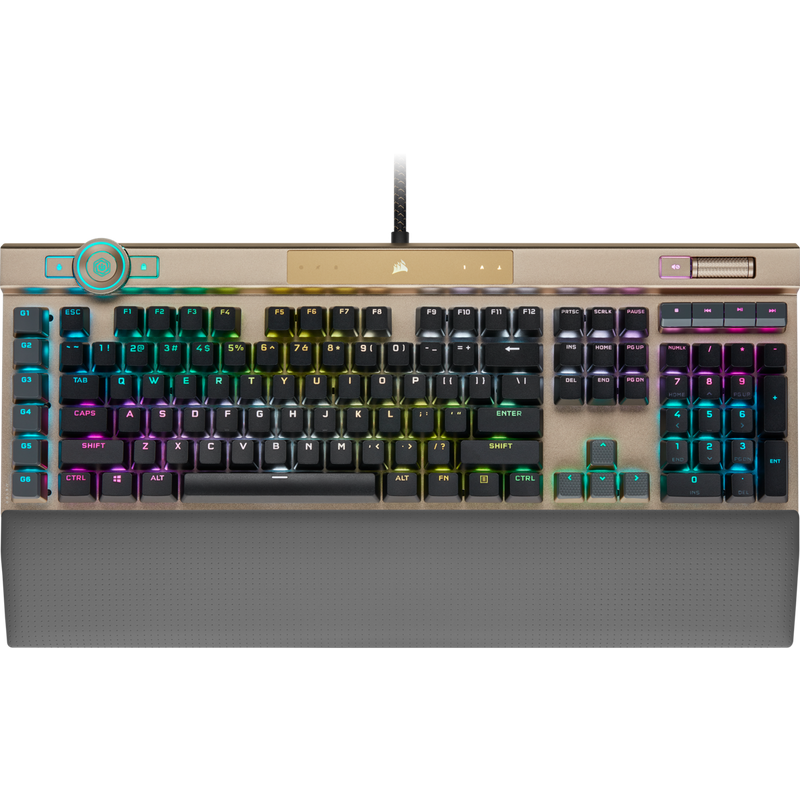 Corsair K100 RGB keyboard USB QWERTY English Gold