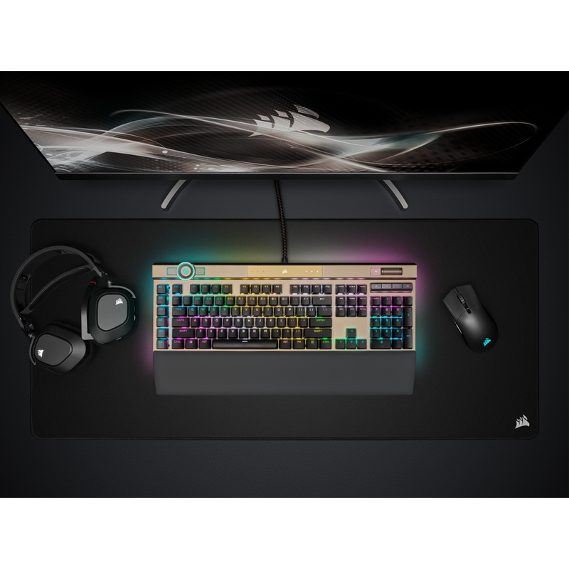 Corsair K100 RGB keyboard USB QWERTY English Gold
