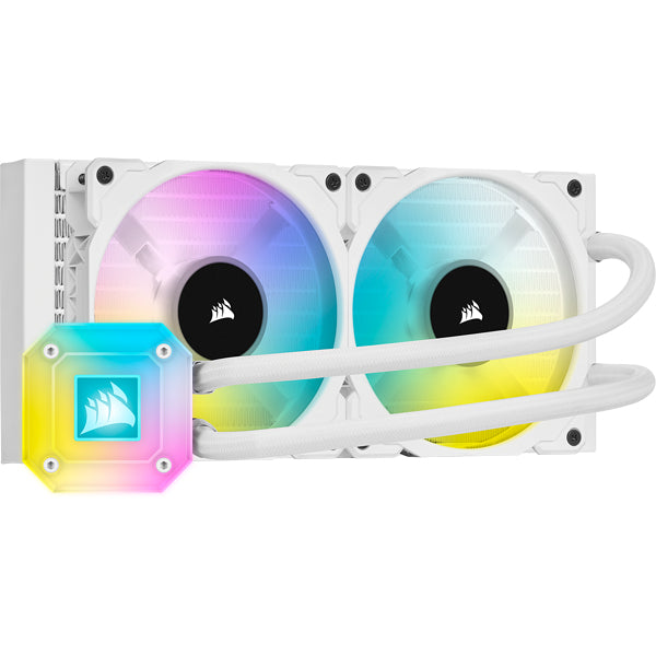 Corsair iCUE H100i ELITE CAPELLIX Processor All-in-one liquid cooler 12 cm White