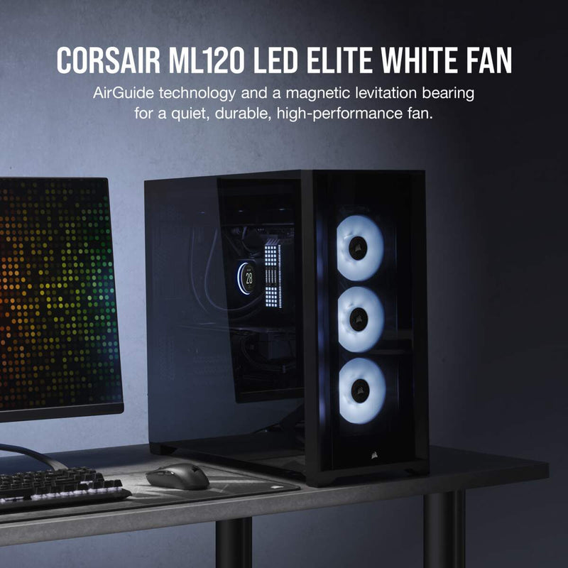 Corsair ML120 LED ELITE Computer case Fan 12 cm Black 1 pc(s)