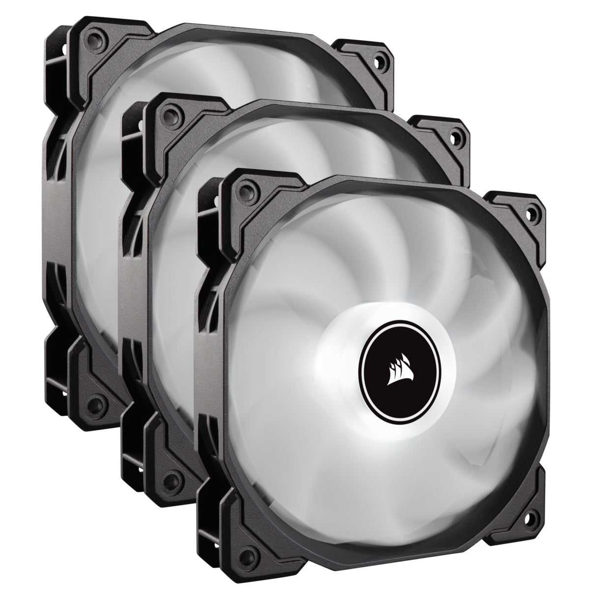 Corsair Air CO-9050082-WW computer cooling system Computer case Fan 12 cm Black, White