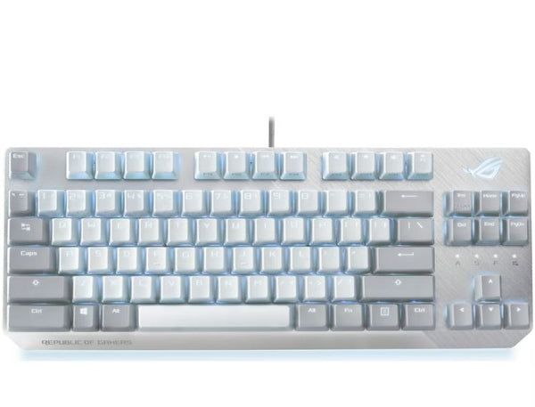 ASUS X806 STRIX SCOPE NX TKL Moonlight White Blue Switch Wired Mechanical RGB Gaming Keyboard
