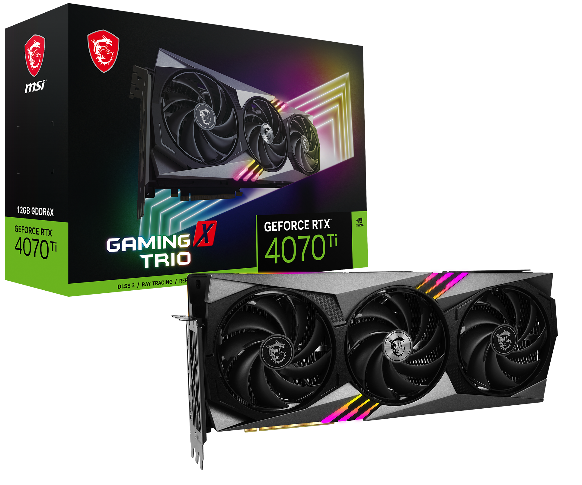 MSI GeForce RTX 4070 Ti GAMING X TRIO 12G Graphics Card