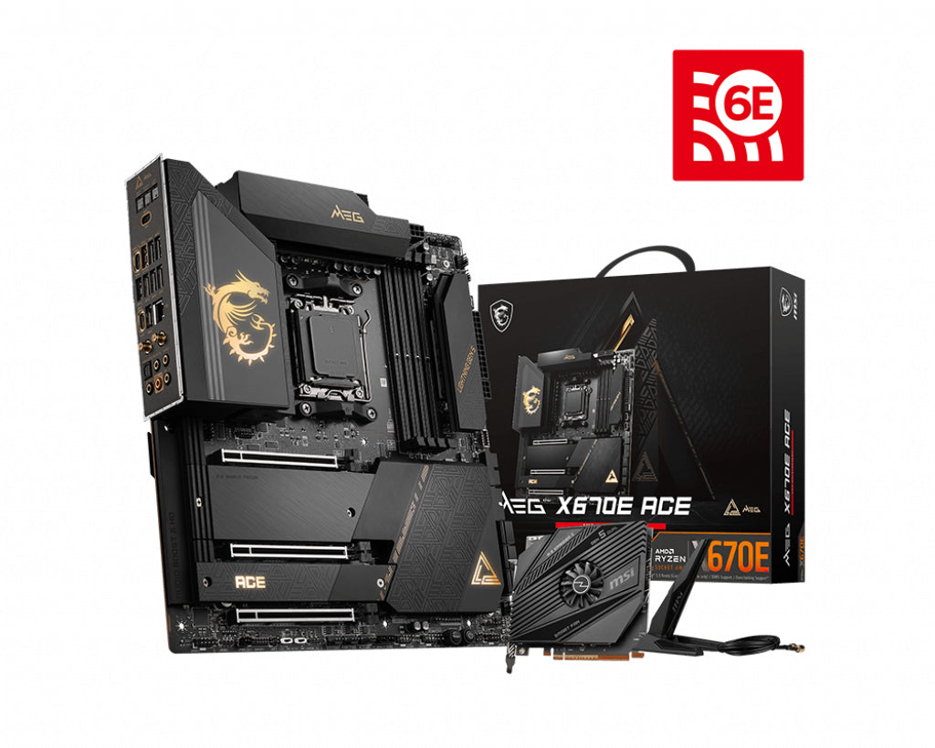 MSI MEG X670E ACE motherboard AMD X670 Socket AM5 Extended ATX