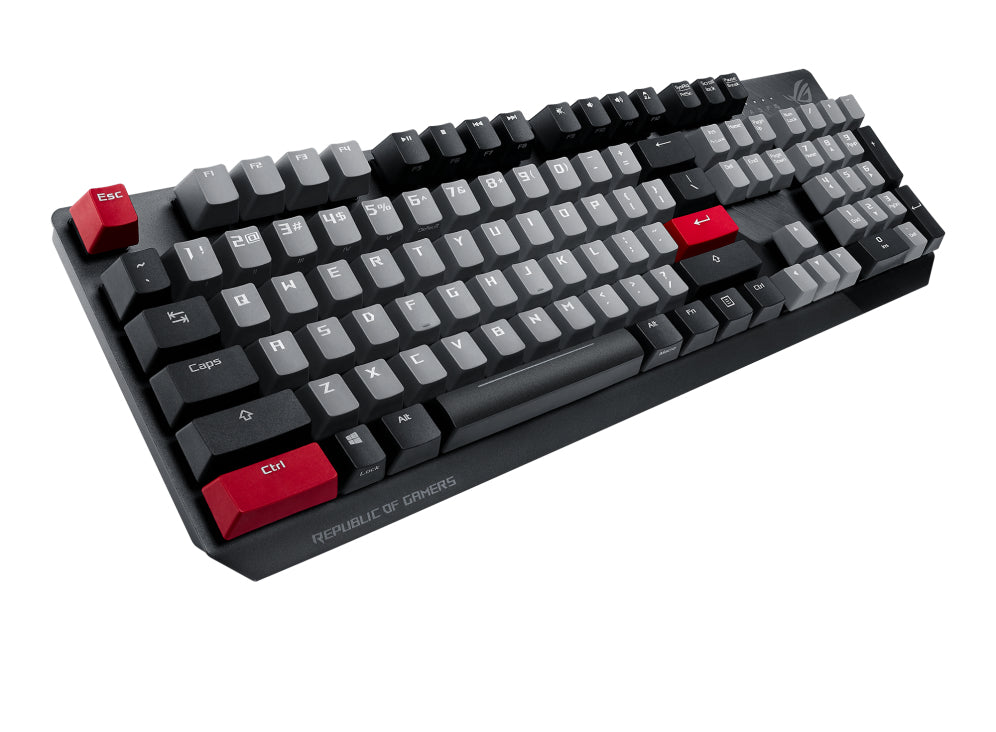 ASUS ROG Strix Scope PBT keyboard USB Black, Grey, Red