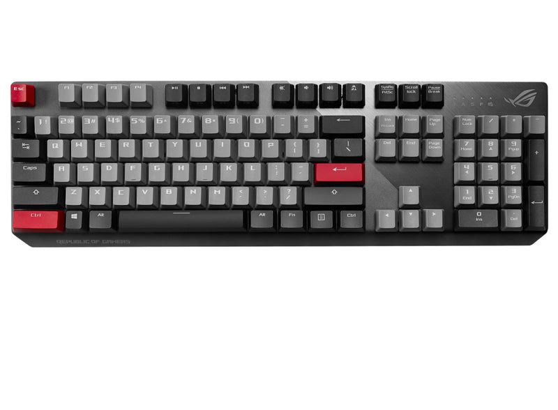 ASUS ROG Strix Scope PBT keyboard USB Black, Grey, Red
