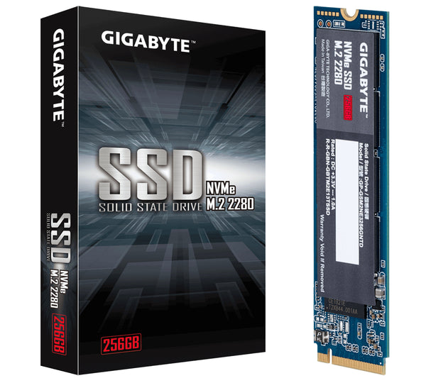 Gigabyte GP-GSM2NE3256GNTD internal solid state drive M.2 256 GB PCI Express 3.0 NVMe