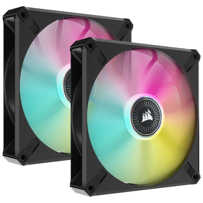 Corsair iCUE ML140 RGB ELITE Computer case Fan 14 cm Black 2 pc(s)