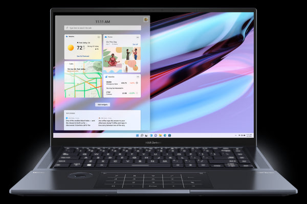 ASUS Asus Zenbook Pro 16X 16' 4K OLED TOUCH Intel i7-12700H 16GB DDR5 512GB Gen4 NVMe SSD Win11 Pro nVidia RTX 3060 2xTB4 Fingerprint RGB Backlit 2.4kg
