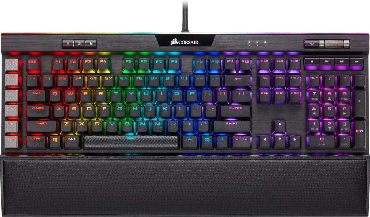 Corsair K95 RGB PLATINUM XT keyboard USB QWERTY English Black