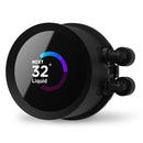 NZXT Kraken 240 - 240mm AIO liquid cooler w/ 1.54in. Display and Radiator Fans (Black)