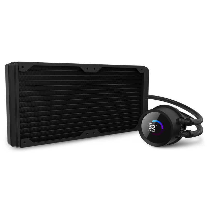 Kraken 280 - 280mm AIO liquid cooler w/ 1.54in. Display and Radiator Fans (Black)