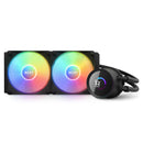 NZXT Kraken 240 RGB - 240mm AIO liquid cooler w/ 1.54in. Display, RGB Controller and RGB Fans (Black)