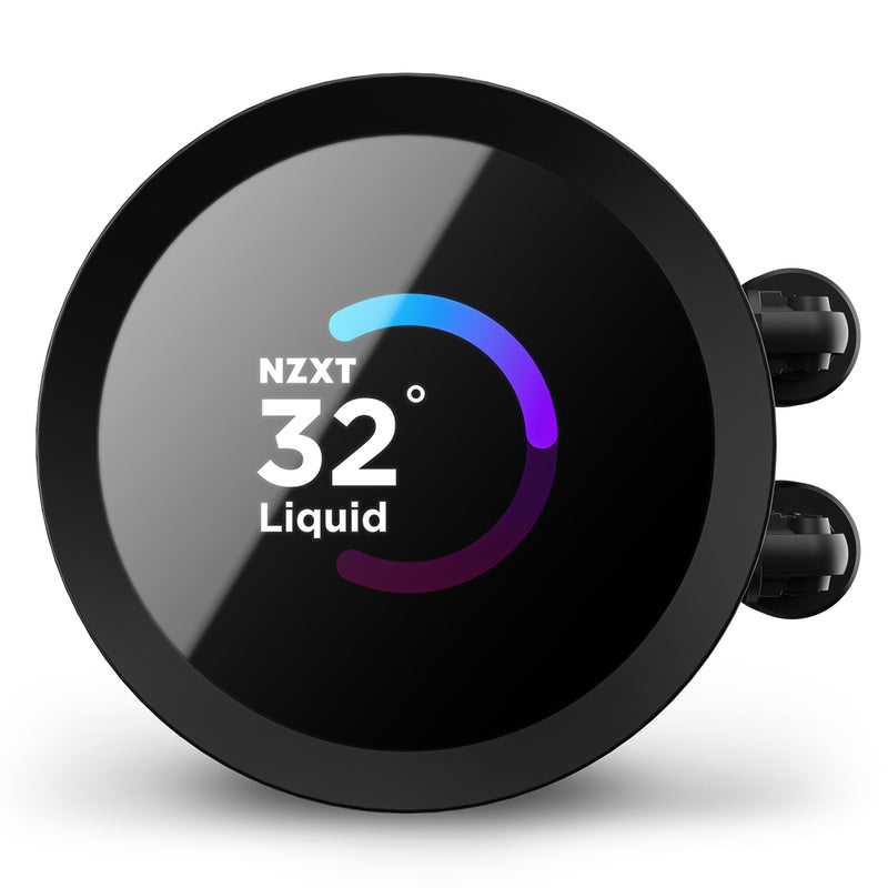 Kraken 240 RGB - 240mm AIO liquid cooler w/ 1.54in. Display, RGB Controller and RGB Fans (Black)